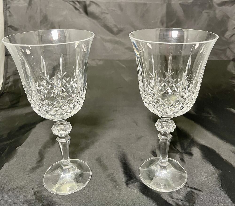 Bohemia Crystal "Marquis" Glasses, 7 1/2" Set of 2